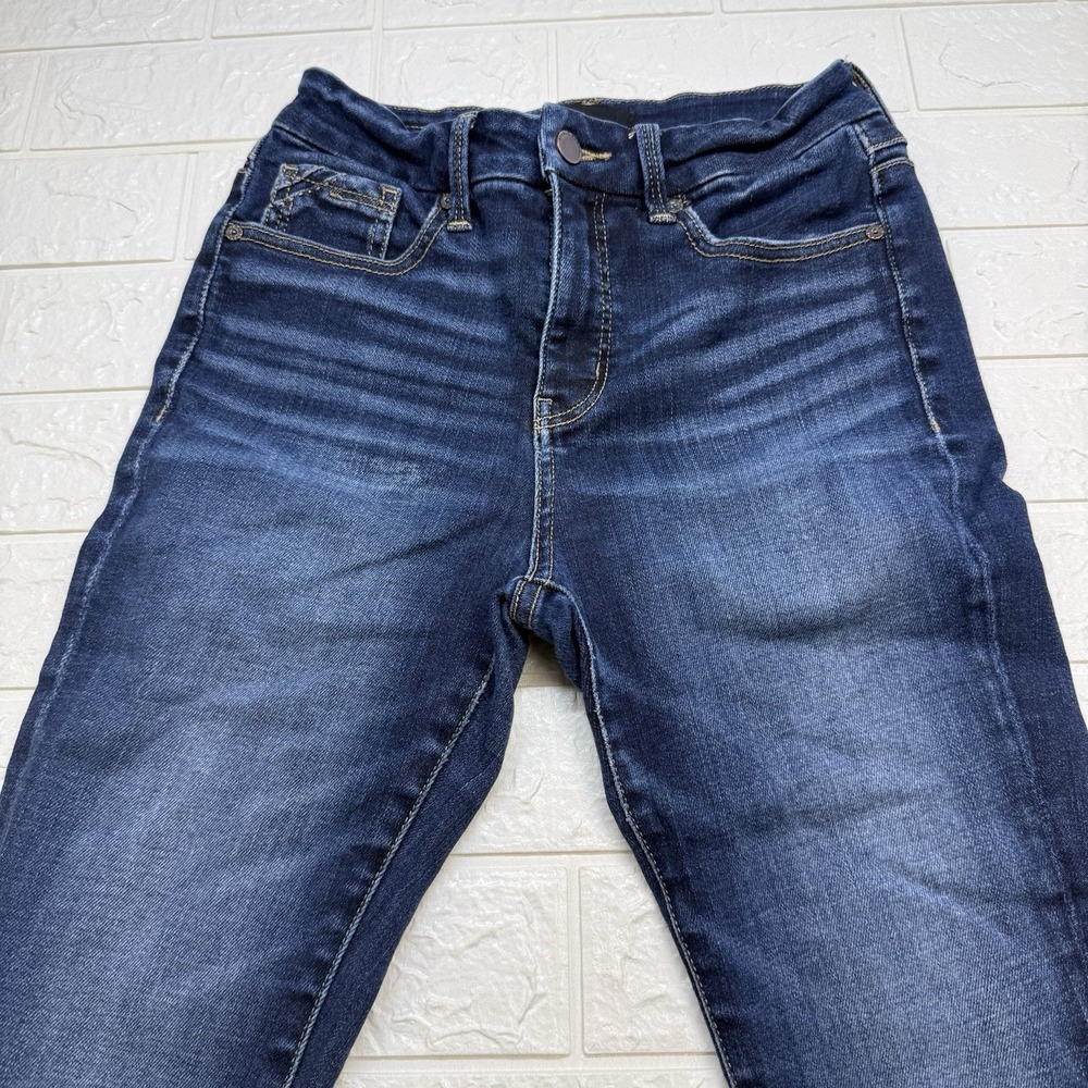 Buckle Black Fit No. 93 Jeans Womens 25x30 Dark Wash Blue Stretch Skinny Denim